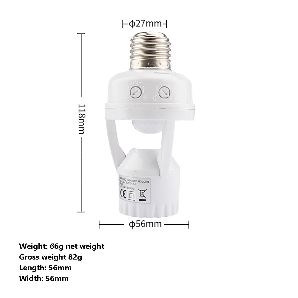 Smart Motion Sensor Light Bulb Holder