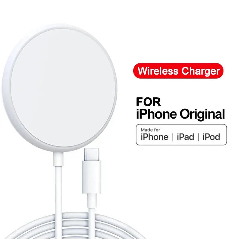 15W Magnetic Wireless Charger | Fast & Safe Charging for Smartphones PRO GADGETS