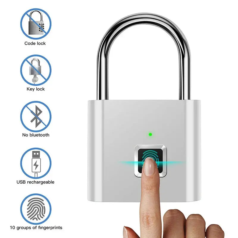 Fingerprint Security Locks - Smart Fingerprint Padlock for Enhanced Safety