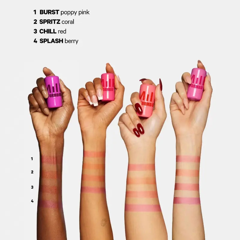Water Jelly Lip Tint + Cheek Blush Stain (Pack of 4)