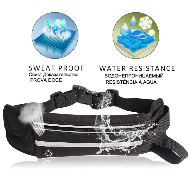 Hydration Running Belt with Multiple Pockets PRO GADGETS