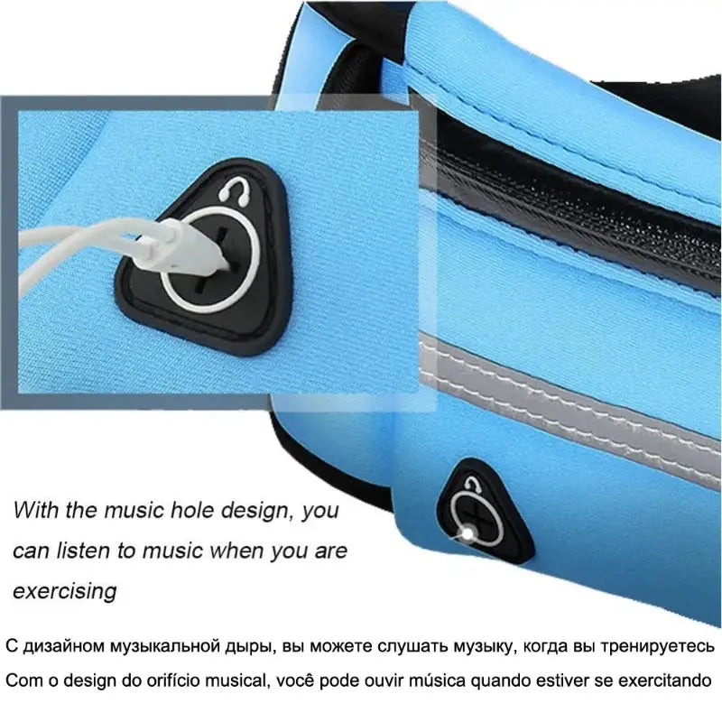 Hydration Running Belt with Multiple Pockets
