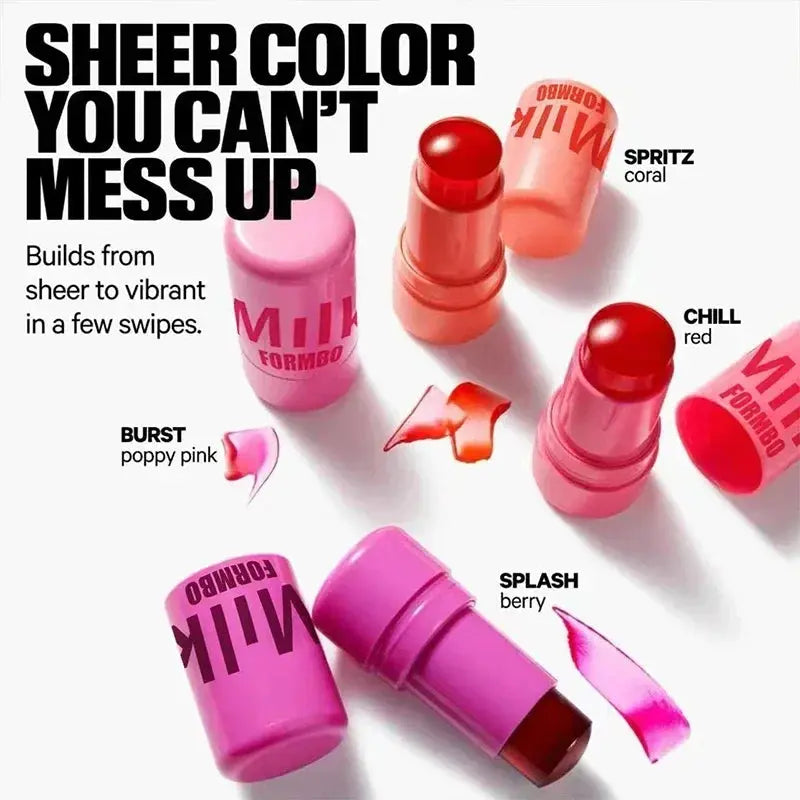 Water Jelly Lip Tint + Cheek Blush Stain (Pack of 4)