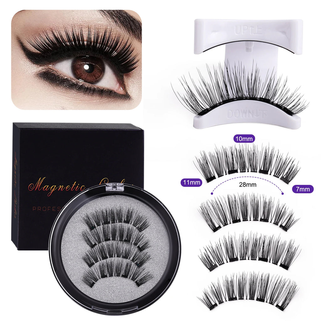 Hot Magnetic Eyelashes Set: Reusable