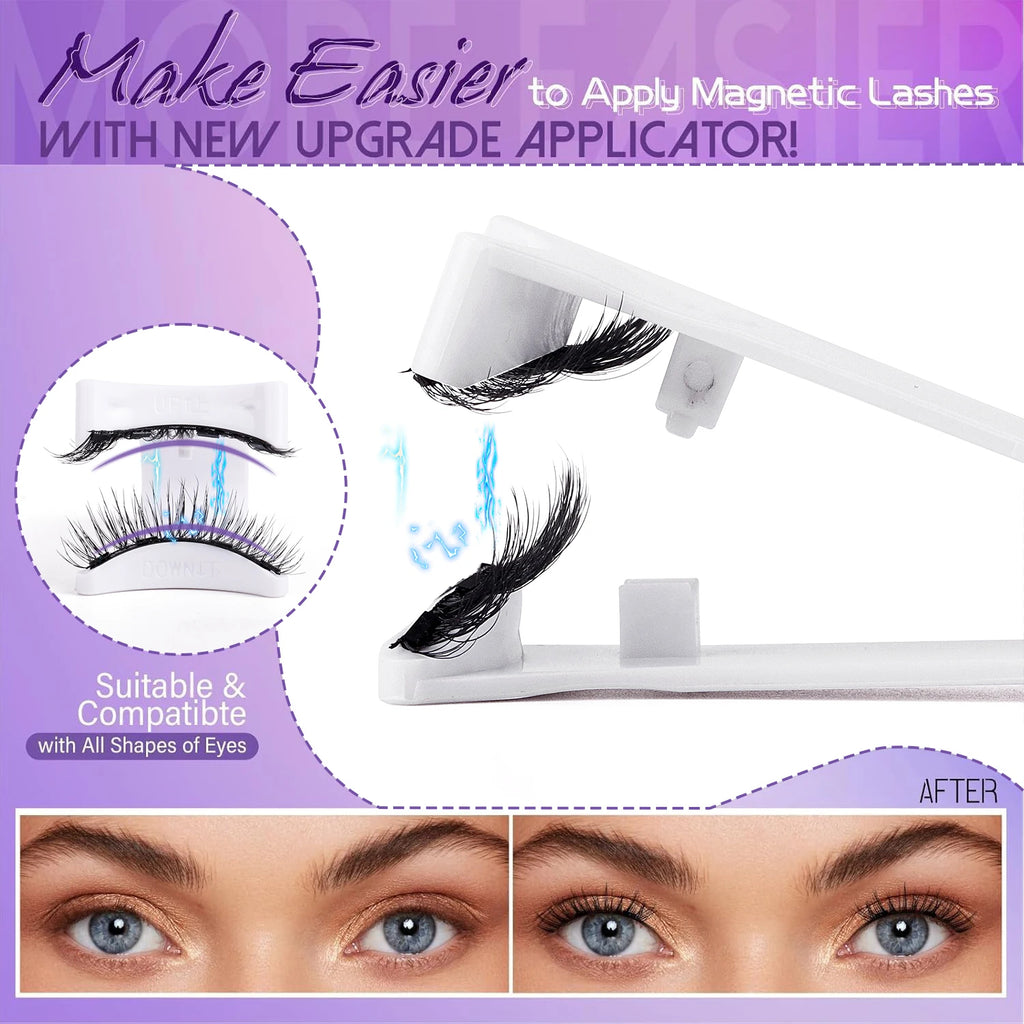 Hot Magnetic Eyelashes Set: Reusable
