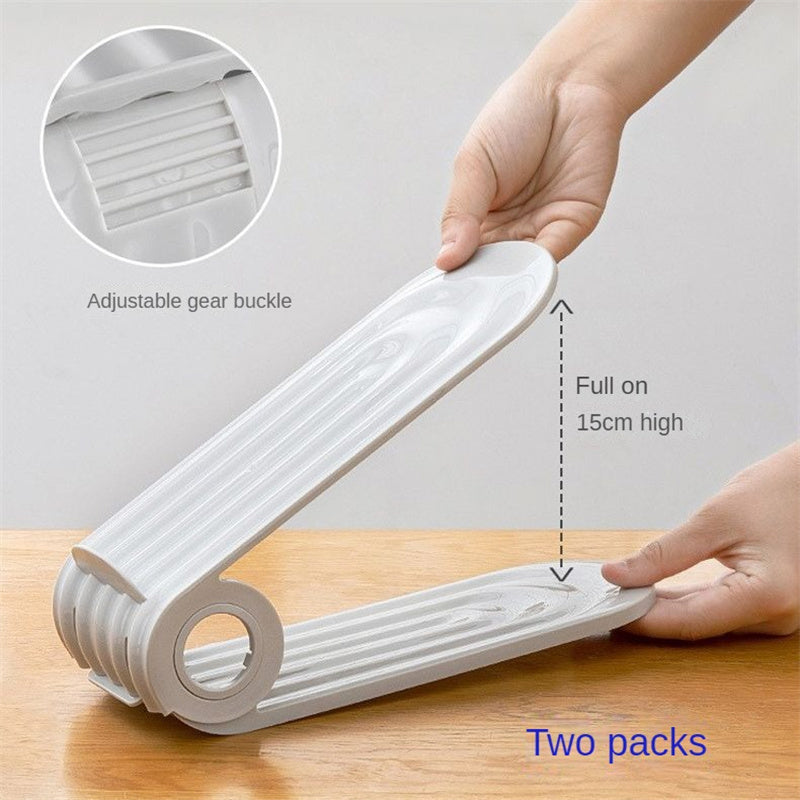 Adjustable Shoe Slots Organizer Rack