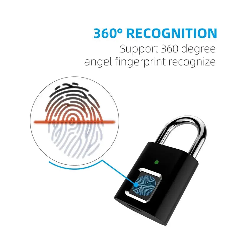 Fingerprint Security Locks - Smart Fingerprint Padlock for Enhanced Safety