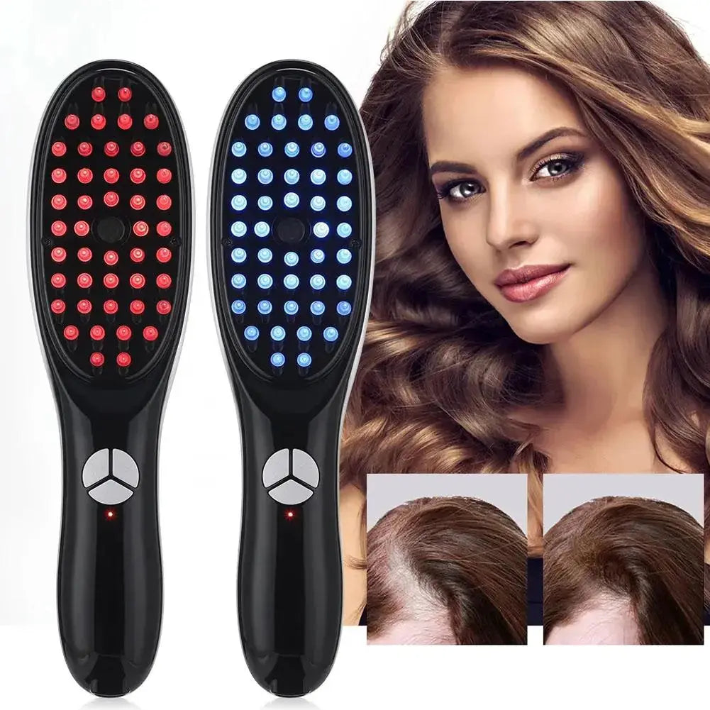 Electric Spray Massage Comb Hair Growth Vibration Head Massager Brush Rainboo