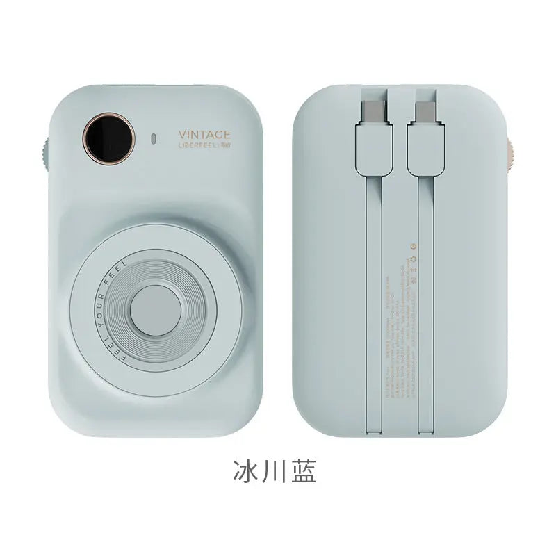 Magnetic Power Bank - Juxin 10000mAh USB Dual-Wire Fast Charging