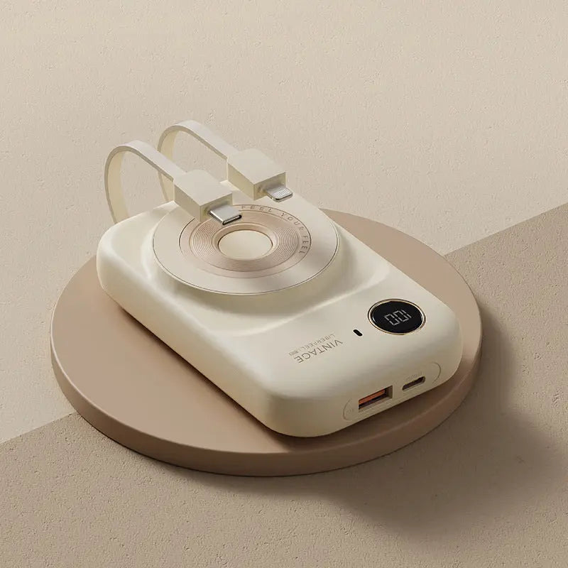 Juxin 10000mAh Magnetic Power Bank | USB Dual-Wire Fast Charging PRO GADGETS