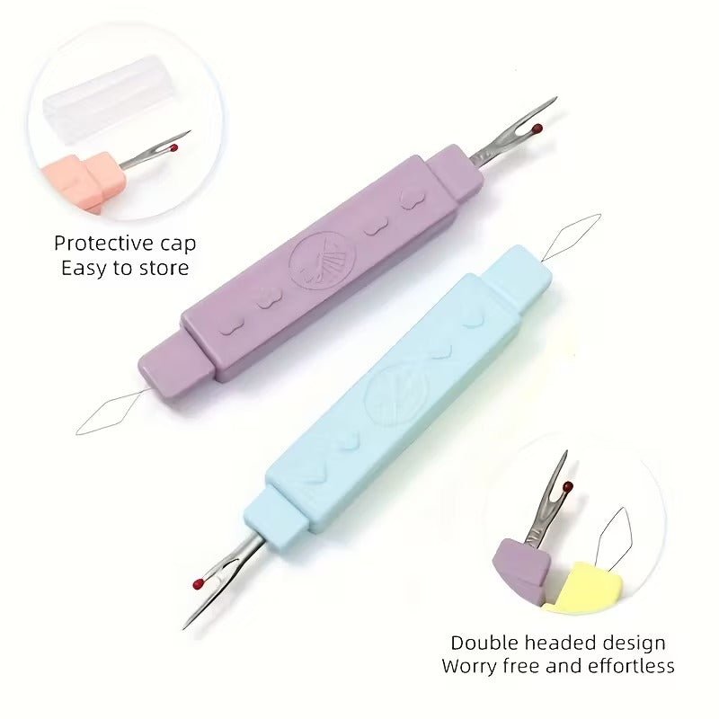 2-in-1 Seam Ripper and Threader Set