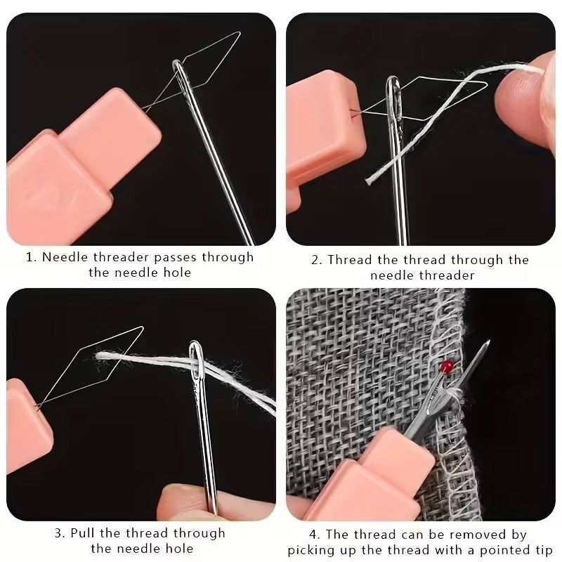 2-in-1 Seam Ripper and Threader Set